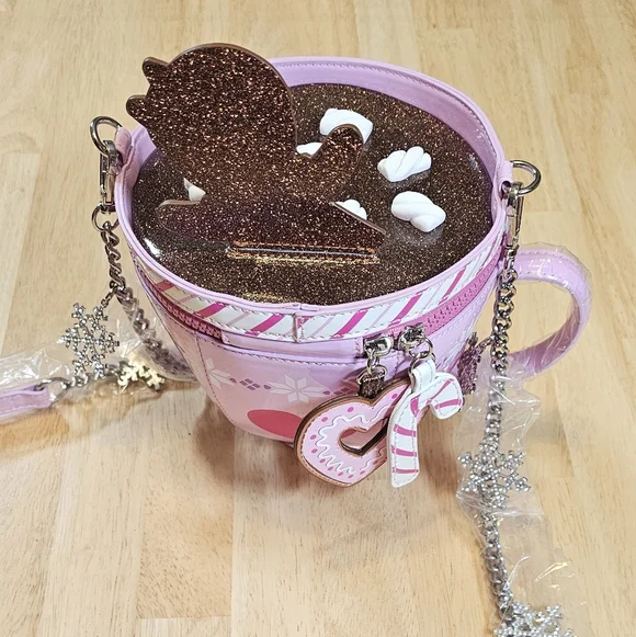New✨️Heart Teacup Hot Cocoa Purse - Picture 4 of 12